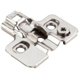 HR MAX™ Standard Duty 0 mm Cam Adj Steel Plate for 700  725  900 and 1750 Series Euro Hinges