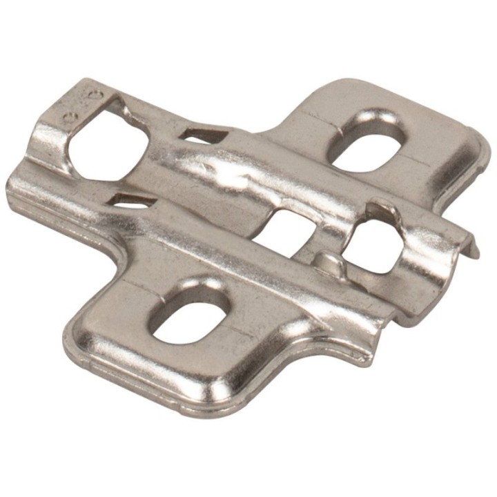 HR MAX™ Standard Duty 0 mm Non-Cam Adjustable Steel Plate for 700  725  900 and 1750 Series Euro Hinges