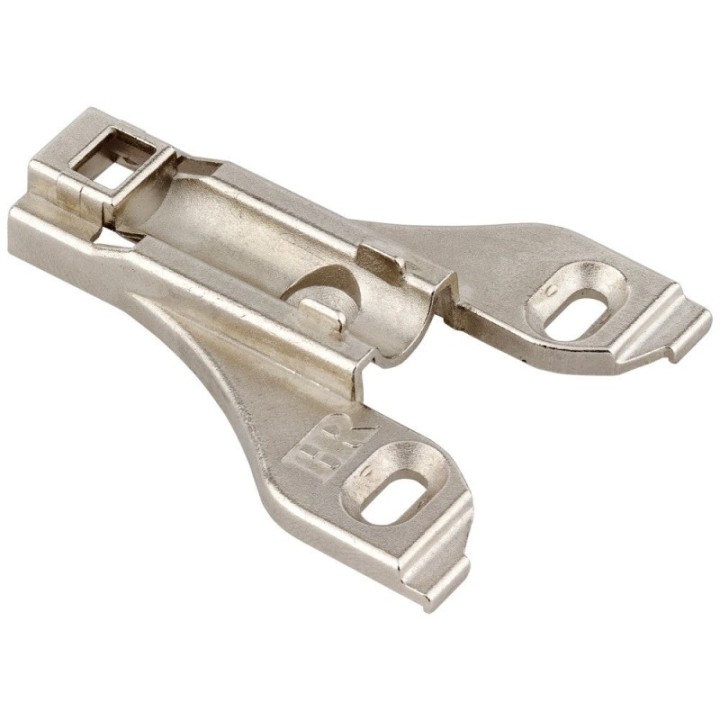 HR MAX™ Heavy Duty 6 mm Non-Cam Adj Zinc Die Cast Plate for 700  725  900 and 1750 Series Euro Hinges