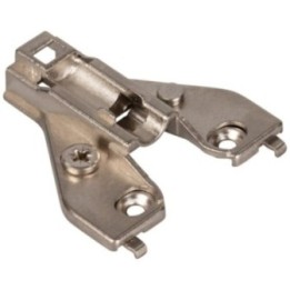 HR MAX™ Heavy Duty 6 mm Cam Adj Zinc Die Cast Plate for 700  725  900 and 1750 Series Euro Hinges