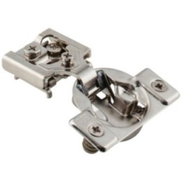 HR MAX™ 105° 3/8" Overlay Self-close Compact Hinge with Press-in 8 mm Dowels