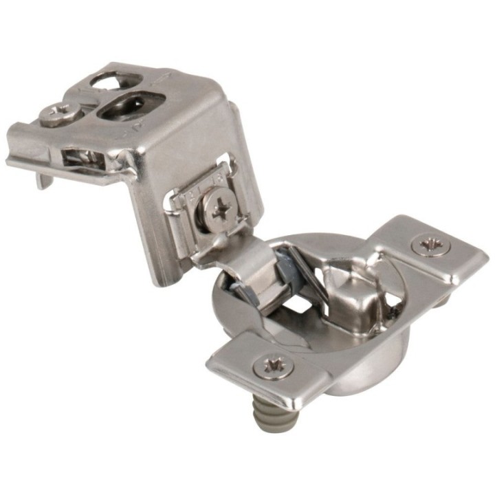 HR MAX™ 105° 1-1/2" Overlay Self-close Compact Hinge with Press-in 8 mm Dowels