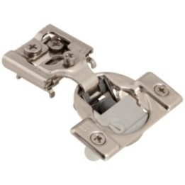 HR MAX™ 105° 1/2" Overlay Heavy Duty Adjustable Soft-close Compact Hinge with Press-in 8 mm Dowels