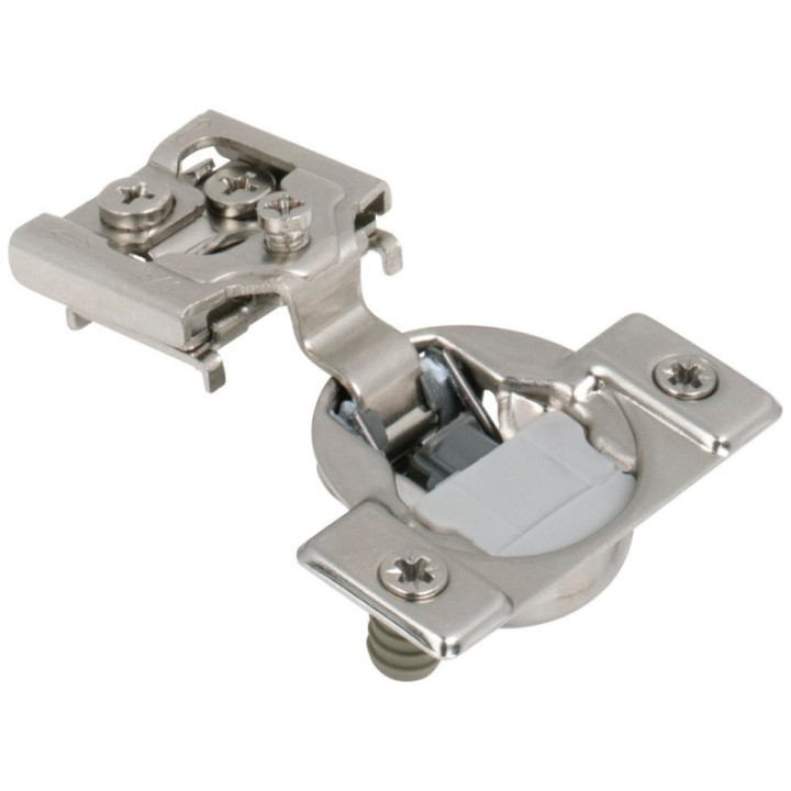 HR MAX™ 105° 3/4" Overlay Heavy Duty Soft-close Compact Hinge with Press-in 8 mm Dowels