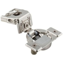 HR MAX™ 105° 1-1/4" Overlay Heavy Duty Soft-close Compact Hinge with 2 Cleats & Press-in 8mm Dowels.